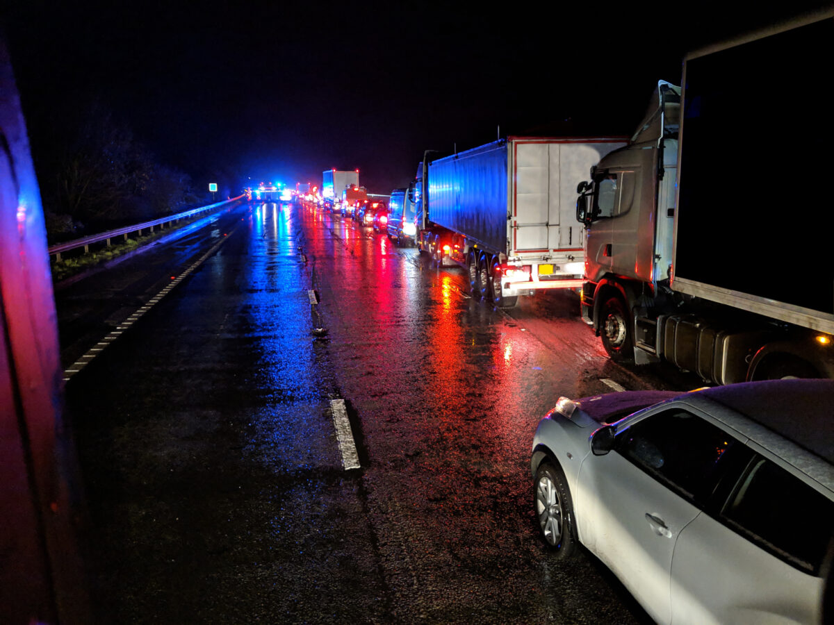 semi-truck involved in accident in Georgia