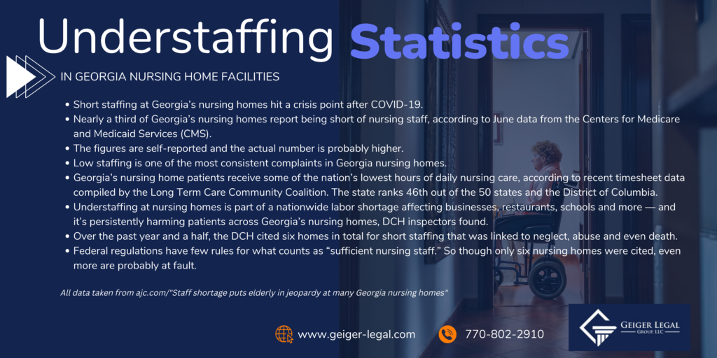 graphic showing understaffing affects on residents of nursing homes