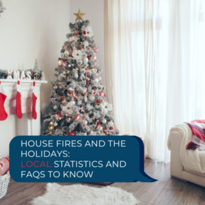 christmas tree and decor at risk of catching fire during the holidays